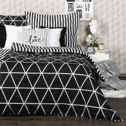 4home Lenjerie bumbac 4Home Galaxy, negru, 160 x 200 cm, 70 x 80 cm Lenjerie de pat