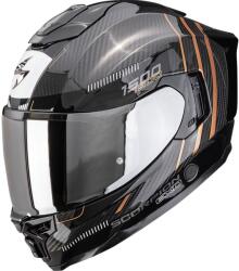 Scorpion Cască integrală pentru motocicletă Scorpion EXO-1500 Carbon Air Zity, negru-cupru (SCRP115-518-354)