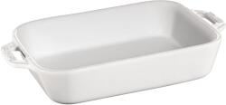 Staub Platou de copt 20 x 15 cm, alb, ceramică, Staub (ST405111440)