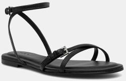 HUGO bőr szandál Tayna fekete, női, 50542093 - fekete Női 41
