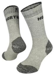 Northman Arctic Trek Merino Șosete Šedá 48-49 EU