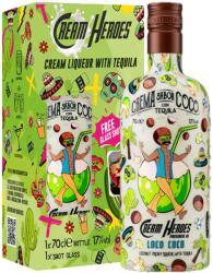 Cream Heroes Loco Coco Tequilalikőr (DD+Pohár) [0, 7L|17%] - diszkontital