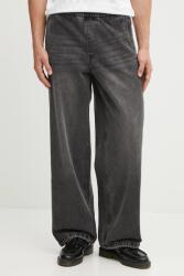 Adidas pamut melegítőnadrág Adilenium Denim - fekete L