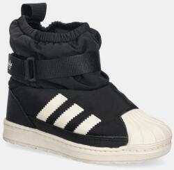 adidas Originals gyerek téli csizma SUPERSTAR 360 WTR BOOT fekete, JQ7951 - fekete 26.5
