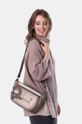 Anekke REAL fekvő, íves aljú közepes válltáska, divattáska 41703-522