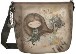 Anekke REAL álló, íves aljú közepes válltáska, divattáska 41703-517 - taskaweb