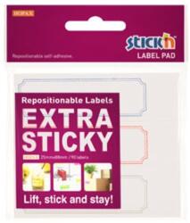 STICK'N Etichete autoadezive 25x88 mm, 3x30 buc/set, STICK'N (HO-21682)