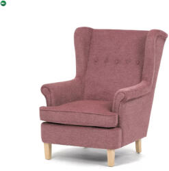 Artium Pihenőfotel, vintage rózsaszín szövet kárpittal, AK-388 Belföldi raktárról