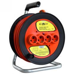  Prelungitor/tambur cu 4 prize Schuko 20m, E-PS25T20 (E-PS25T20)