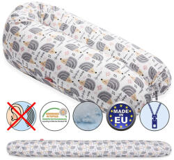 Scamp szoptatós párna univerzális pamut Hedgehog Grey SZPE174 - vital24