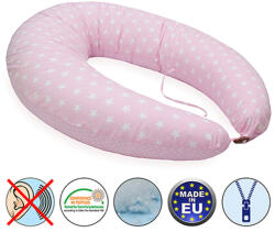 Scamp szoptatós párna formázott gombosvégű Rosa Stars SZPG003 - vital24