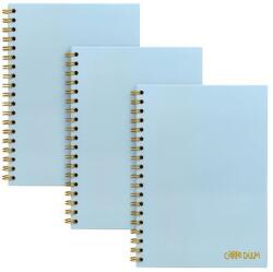 Pukka Pad Spirálfüzet, B5, vonalas, 80 lap, FSC, PUKKA PAD "Carpe Diem", égszínkék (PUP9378) - tintasziget