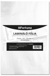 Fortuna Lamináló fólia FORTUNA A/6 111x154mm 125 mikron fényes 100/dob (FO00159) - mystock