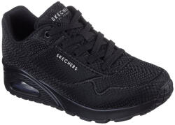 Skechers Uno Shiny Scale fekete fűzős sneaker cipő 177861-BBK