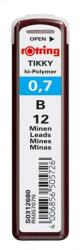 rOtring Ironbél 0, 7mm, B Rotring Tikky, 12szál/tubus - mystock