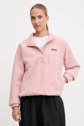 Columbia gyapjú pulóver Jasper rózsaszín, sima, 2142381 - rózsaszín L