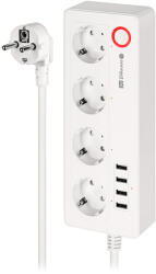 Kruger Matz Prelungitor Smart 4 Prize Schuko 4 Usb Connect P6 Tuya (km2250)