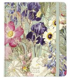 VECTRA Határidőnapló 2026 heti B/5 PLANALL New Classic keményfedelű gumis Violet (21553)