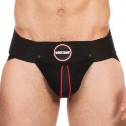 Barcode Berlin Rokk Black-Red - prémium férfi jockstrap intim kényelemhez - szexvital
