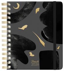 Lizzy Card Határidőnapló 2026 heti B/5 PLANALL Classic spirálos keményfedelű gumis Paint (21538)