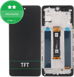 TCL 50 Pro NxtPaper - LCD Kijelző + Érintőüveg + Keret (Matte Black) TFT, Black