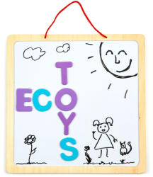 ECOTOYS Mágneses oktatási tábla 3in1