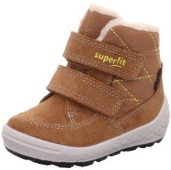 Superfit Cizme de iarnă pentru copii GROOVY 2.0 Brown/Yellow Gore-TEX, Superfit, 1-106314-3000 - 28
