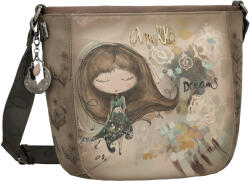 Anekke REAL álló, íves aljú közepes válltáska, divattáska 41703-517 - minosegitaska