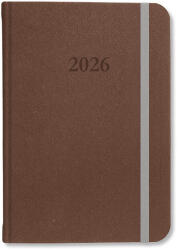 PD Period Velour Határidőnapló A/5 Napi Barna 2026 (P41141934)