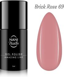 Naní gél lakk Amazing Line 5 ml - Brick Rose