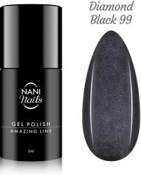 Naní gél lakk Amazing Line 5 ml - Diamond Black
