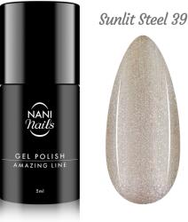 Naní gél lakk Amazing Line 5 ml - Sunlit Steel