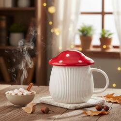 Altom Design Gomba formájú porcelán bögre tetővel - 340 ml (IMO-ALT-0102003581-24715)