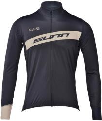 SUNN Hosszú ujjú kerékpáros mez, férfi, fekete M