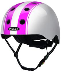 Melon Dupla rózsaszín fehér kerékpáros sisak XXS/S