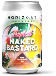 Horizont Tropical Naked Bastard / Alkoholmentes Ipa mangóval és maracujával 0, 33l 0% - drinkair