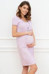 Italian Fashion Felicita pamut kismama hálóing, rózsaszín, M