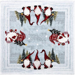 Mondo Italia Karácsonyi zsenília terítő Merry Christmas 90x90 cm Chenille IT044