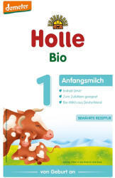Holle Lapte praf bio de vaca pentru sugari, de la nastere, Formula 1, 400 g