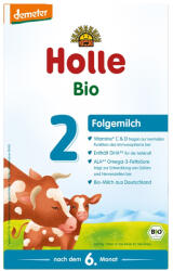 Holle Lapte praf bio de vaca pentru sugari, +6 luni, Formula 2, demeter, 600 g