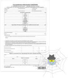  Személygépkocsi adásvételi szerződés A/4 4 példányos - spidershop - 67 Ft