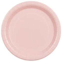 Partydeco Papírtányér 23cm 6db Rózsaszín (LUFI513126)