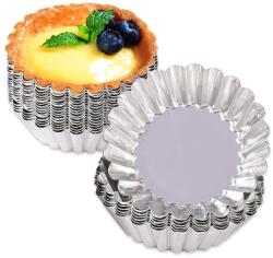  Fém mini torta- és sütőformák-4db