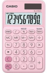 Casio Zsebszámológép, 10 számjegy, CASIO "SL 310K", világos rózsaszín (GCSL310PK) - irodasziget