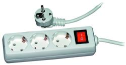  Prelungitor Bachmann cu intrerupator, lungime 5 m, 3 prize (FMK3500)