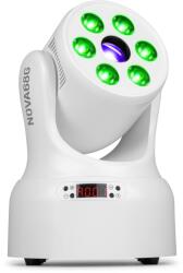 BeamZ NOVA68G-WH Moving Head cu efect wash si gobo, 7x LED RGBW, DMX, alb, BeamZ (156.014)