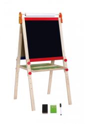 Viga Toys Tabla educationala dubla - magnetica si neagra, cu accesorii (50952) - bekid