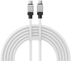 Baseus CoolPlay Type-C - Type-C kábel 100W 2m - fehér