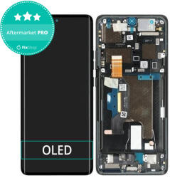 Motorola Edge 50 Ultra - Ecran LCD + Sticlă Tactilă + Ramă (Forest Grey) OLED, Forest Grey
