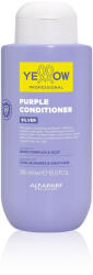 Yellow Alfaparf Group Yellow Silver Purple Conditioner 500ml - Balsam Violet Nutritiv pentru Par Blond Rece sau Grizonat ? ✨ Catifelare Inst